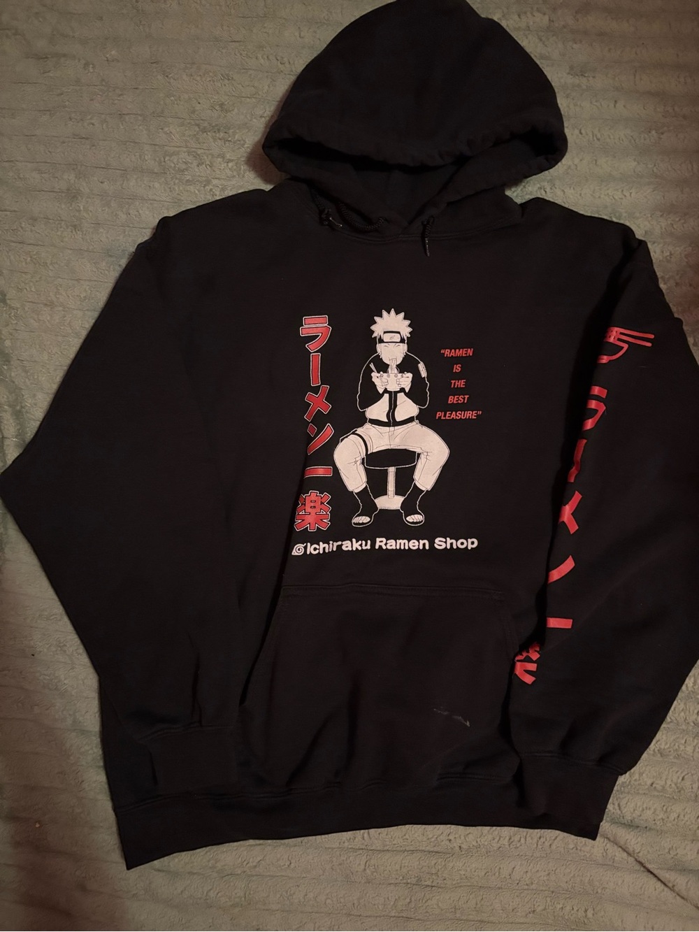 Black Graphic Hoodie -